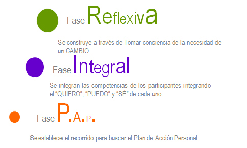 Fases: Reflexiva, Integral y P.a.p